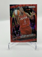 2025 Panini Prizm WNBA - Kelsey Mitchell #35 Red Seismic Prizm 093/249