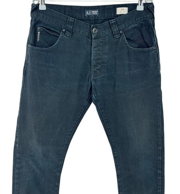 ARMANI JEANS Men Denim Stretch Slim Fit Leg Jeans Size W32 L34 | eBay