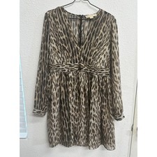 Women's Dress Michael Kors Size 10 Leopard Print