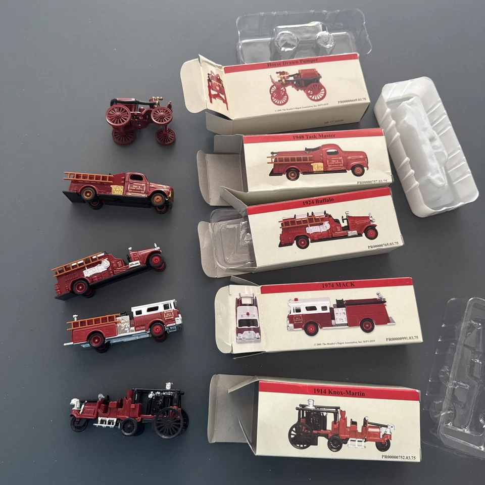 Lot Of 5-Fire Truck Die Cast In Original Box From Reader’s Digest Association - Image 4 of 4