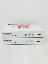 LOT OF 2: FORTINET FORTIGATE FG-50E NETWORK SECURITY FIREWALL - ONE PWR ADAPT