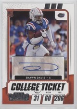 2021 Panini Contenders Draft Picks College Ticket Shawn Davis #224 Auto 1bi0
