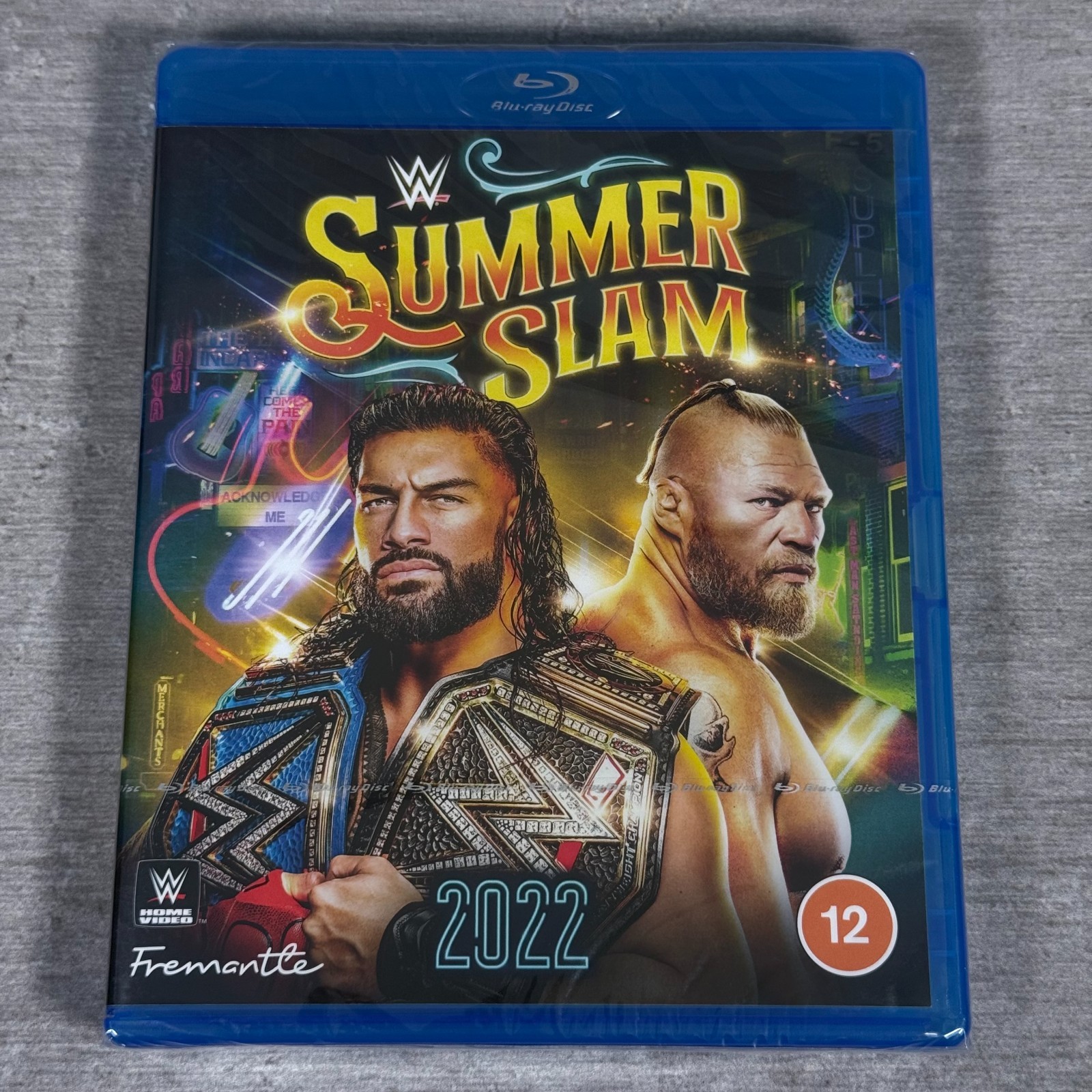 WWE SummerSlam 2022 Blu-ray - NEW Sealed ✔️ Brock Lesnar vs Roman Reigns