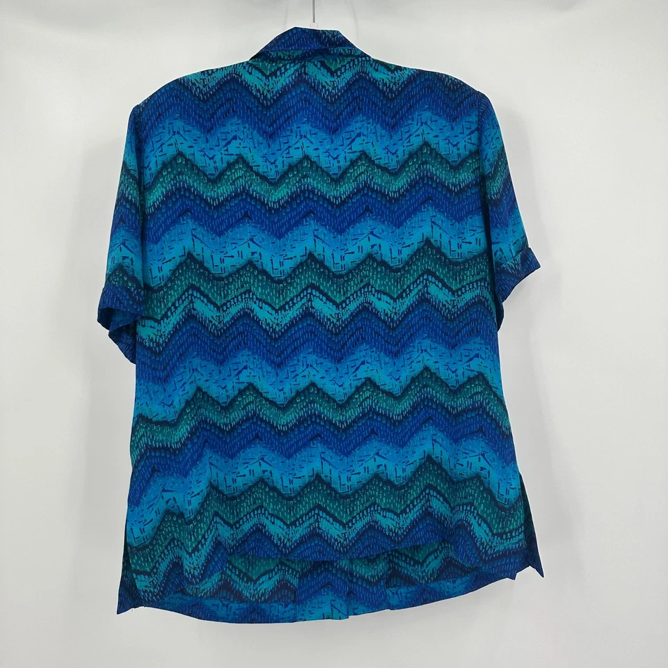 Top de seda Spenser Jeremy para mujer talla 16 a rayas lujo declaración carrera Foto 2 de 4