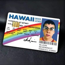 Mclovin Credit Decorative Card Stickers Suitable For Bank Cards Metro Transit An