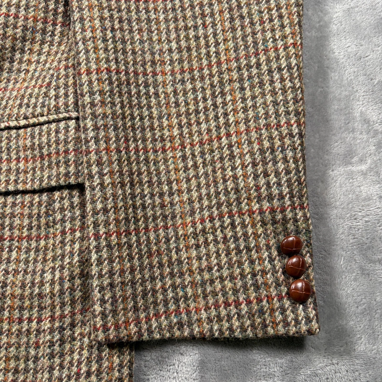 Brooks Brothers Blazer Sport Coat Mens 40 Multicolor Single Breasted Notch Lapel image 3
