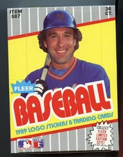 1989 Fleer Baseball Wax Box Griffey Ripken Untouched Original Owner