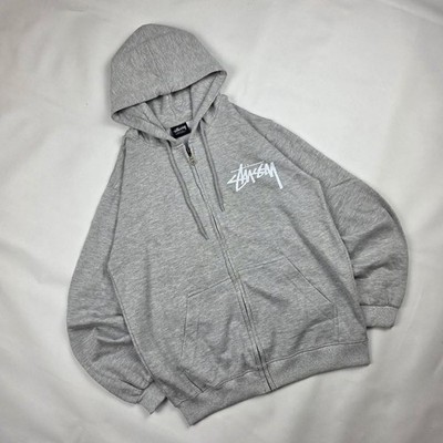stussy zip up hoodie/size L