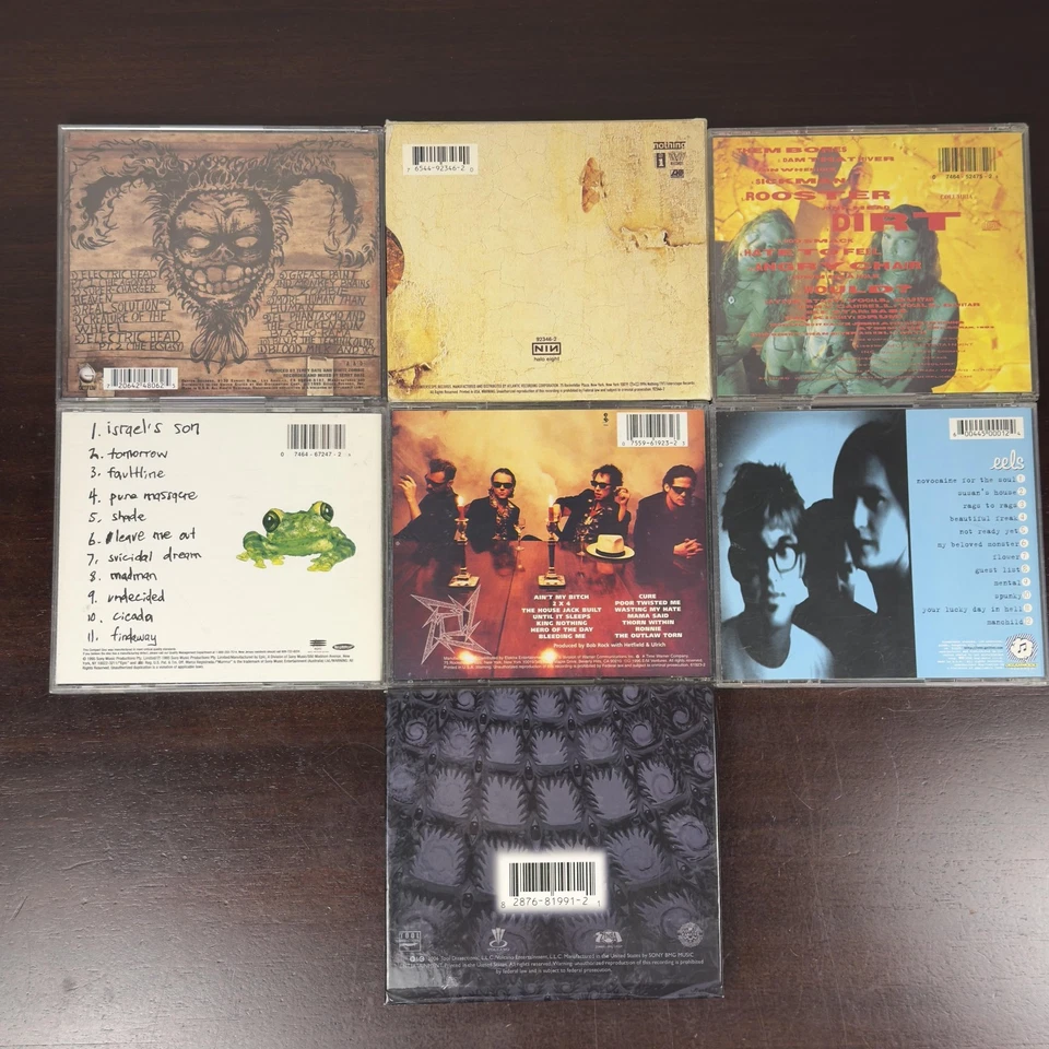 Rock Metal Grunge CD Lot White Zombie NIN Alice In Chains Tool Metallica Eels - Imagem 2 de 4