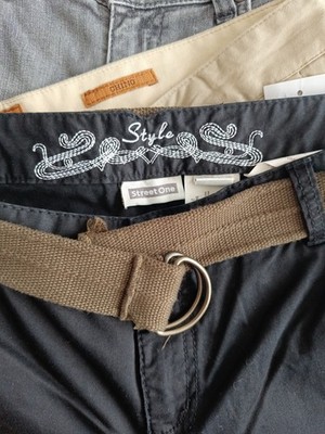 Damen Maddie Long lang  EU40 M 38 40 schwarz stretch Hose Street One 31/34