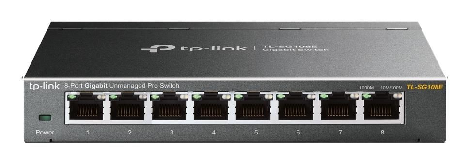 Tp-Link Schwarz Tl-Sg108e Netzwerk-Switch Managed L2 Gigabit Ethernet (10/100/1000) - Bild 3