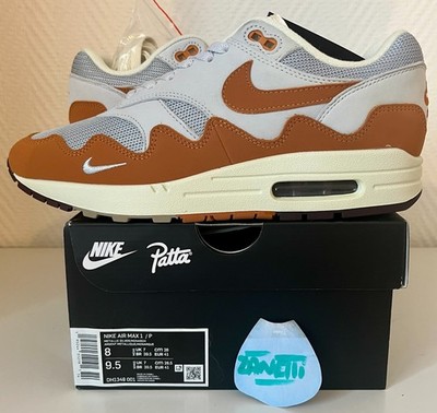 Nike Air Max 1 Patta Waves Monarch 8US 7UK 41EU DH1348-001 2021 NEU