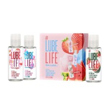 Water Based Flavored Lubricant Variety Pack Strawberry Watermelon Coconut
