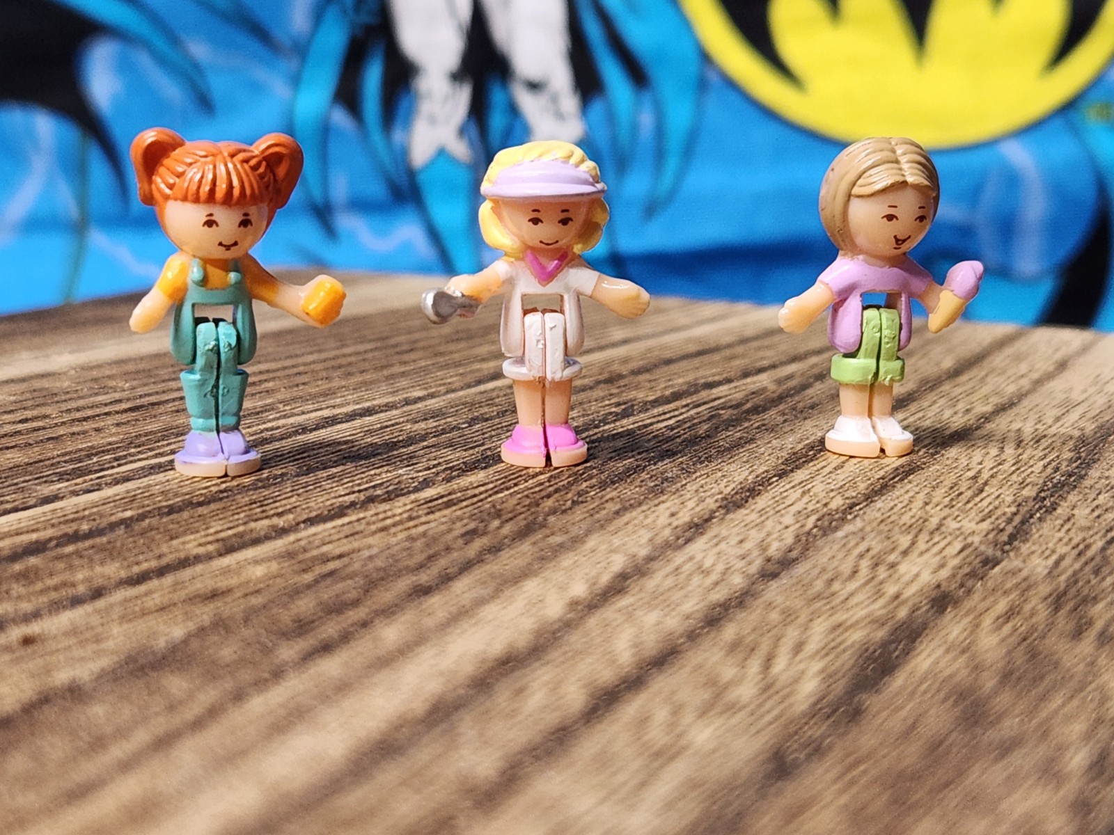 Vintage Figures From Bluebird 1995 Polly Pocket Ice Cream Stand Set Dolls Only