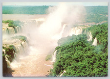 Postcard Foz do Iguacu Falls Garganta do Diabo Devil’s Throat Brazil Waterfall