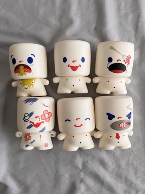 Set Of 6 Marshalls From Squibbles Ink Rotofugi 64 Colors Circa 2008