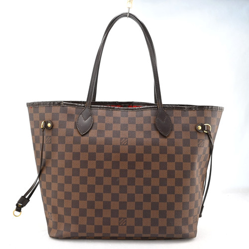 Louis Vuitton Neverfull MM Shoulder Bag Damier Ebene Tote Bag N51105 N3023SO807