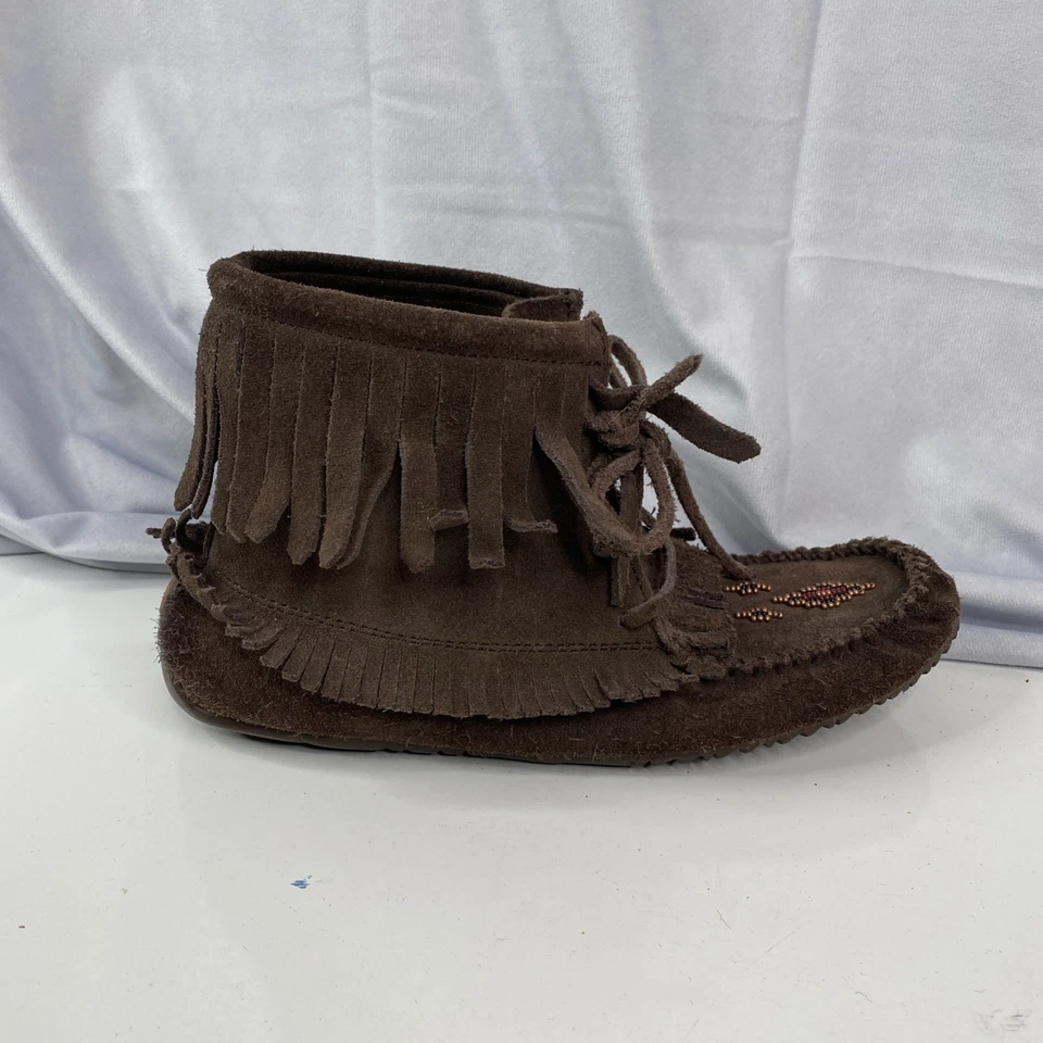 Cosechadora Manitobah Mukluks Vibram cuentas L7 M5 EU38 Orgullosamente Indígena Foto 3 de 4