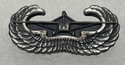 WWII WW2 Sterling Silver US Army Airborne Glider Badge Military Wings Pin - S21