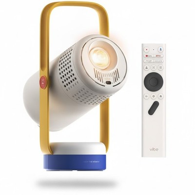 Mini Tragbarer Projektor 1080P Full HD Google TV Netflix JBL Lautsprecher