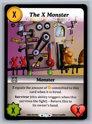 Munchkin CCG The X Monster #86 TCG Season 1
