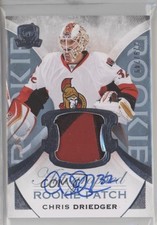 2015-16 Upper Deck The Cup Rookie 229/249 Chris Driedger #127 Patch Auto z3b
