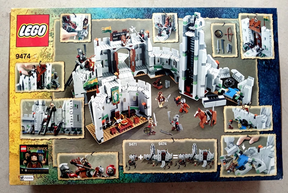 SEALED 2012 Set, LEGO 9474 Lord Of The Rings The Battle Of Helm's Deep New - Image 2 of 4