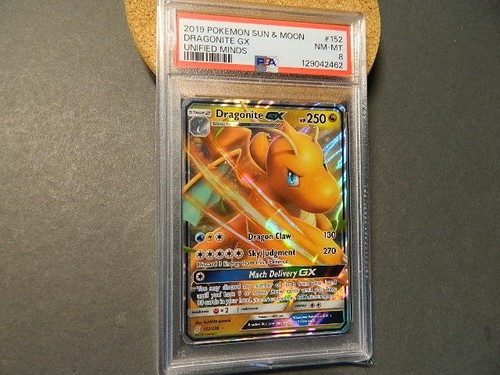 Dragonite-GX graded PSA 8 for sale on eBay