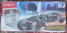 NEW IN BOX NRFB : ION - Discover DJ - Computer Double Deck DJ System READ