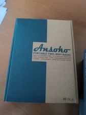 Ansokko Portable Two Way Radio Walkie Talkies 2 Pack 2 Way Radios