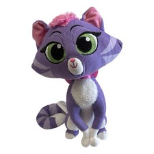 Disney Store Hissy Cat Peluche Rosa y Púrpura 12" Suave Peluche Cachorro Perro Amigos