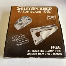 Select Planer Razor Blade Tool Vintage As Seen on TV NEW SEALED Clamp Vise NOS
