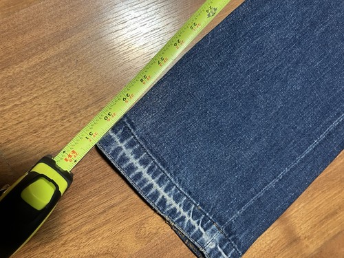 1991 Japanese Redline Big E Levi's 502 J22 Selvedge Denim Raw LVC Size 30x30 - Picture 17 of 17