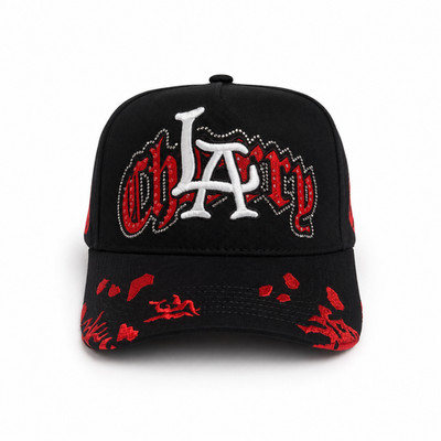 Dandy Hats x Sad Boyz ''LA Cherry'' - Black Snapback Hat