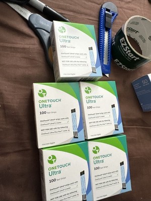 500 One Touch ULTRA TEST STRIPS exp 1/31/2027 Super mint New