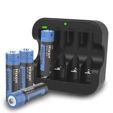 1.5V AA Rechargeable Li-ion Battery Charger 3500mWh Lithium AA Batteries LOT