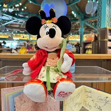Original Shanghai Disney 2025 New Year Minnie Cartoon Plush Toys Doll