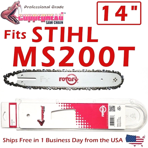 Stihl 14in Rollomatic E Chainsaw Bar, 0.050 3/8 Picco - 3005 000 4809 - American Power Equipment