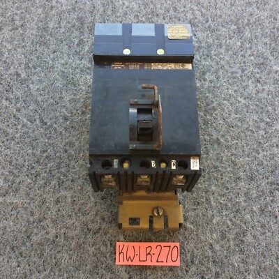 Square D FA36100 3 Pole 100 Amp 600 V I-Line Circuit Breaker Excellent Condition