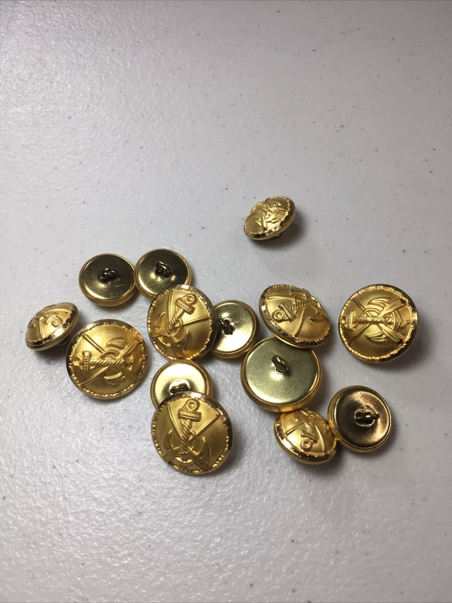 Small 2024 gold buttons