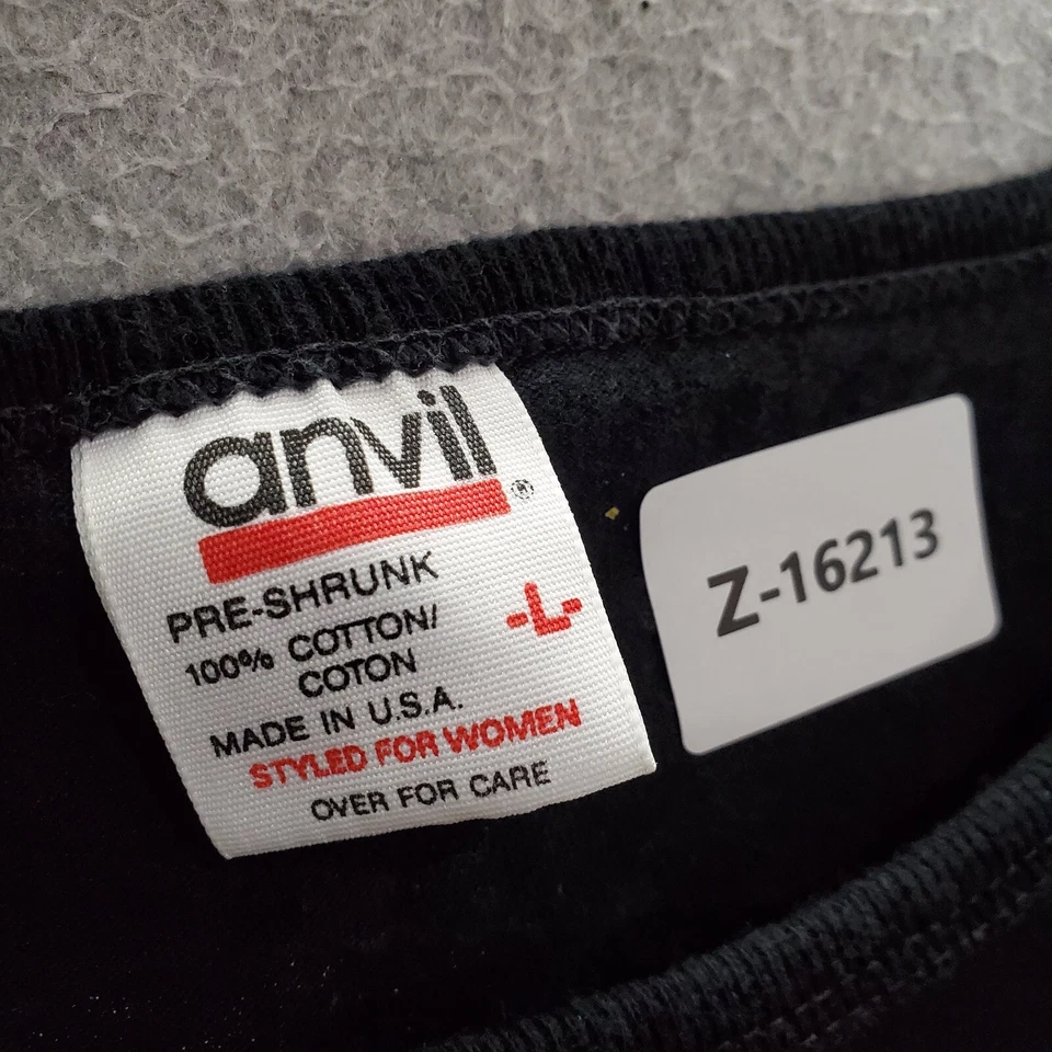 Camisa sin mangas negra vintage The Raymond General para mujer L Richmond años 90 EE. UU. Foto 2 de 4