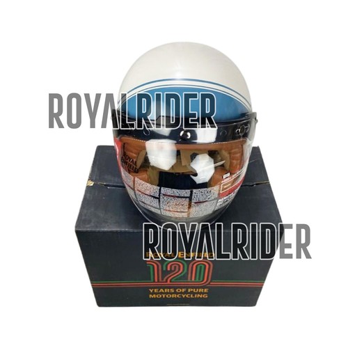 Royal Enfield "1900s The Original 120th Year Limited Edition Open Face Helmet - Picture 2 of 15