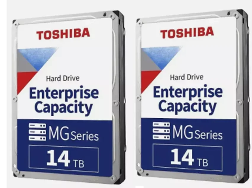 28TB 2x Toshiba MG Ser. 14TB 3.5" SATA DATA CENTRE HDD 7200rpm MG07ACA14TE
