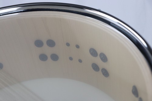 Sonor SQ2 14x6 Maple Heavy Blue Tribal High Gloss Single Lugs Chrome Hrdwr Snare - Picture 11 of 12