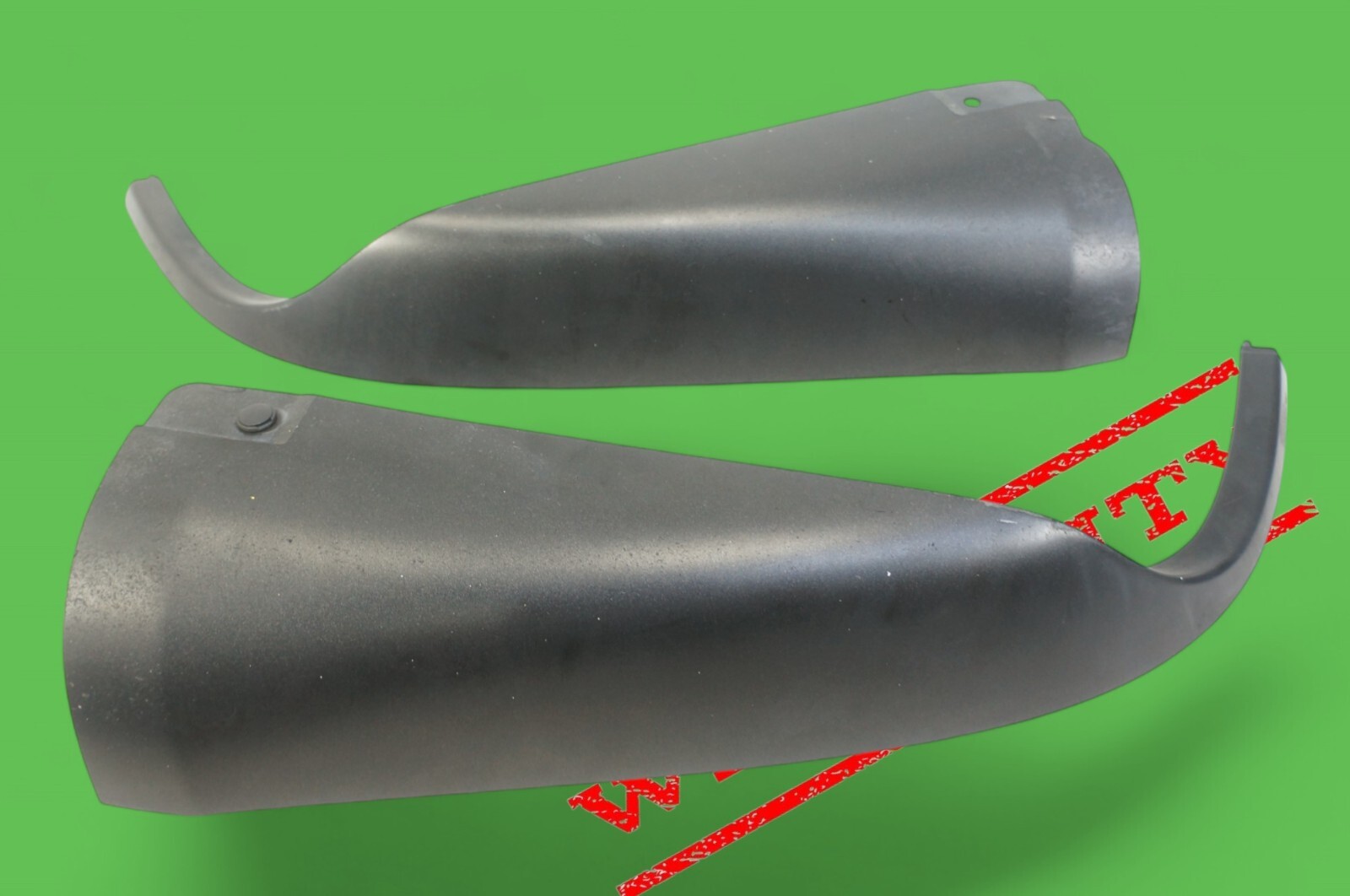 14-2019 maserati ghibli rear right left side bumper lower cover panel trim pair