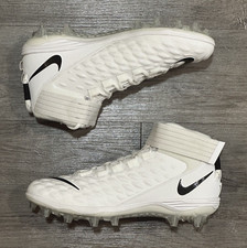 Nike Force Savage Pro 2 Mid Mens Football Cleats White Black AH4000-100 Size 10
