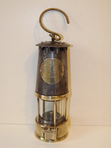 Vintage Eccles Protector Lamp & Lighting Company Type SL Miners Lamp - Picture 2 of 15