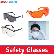 Dental Lab Safety Eyewear Safety Glasses UV Protection, Anti-Fog Safety Goggles