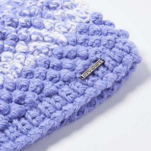 Spyder Brrr Berry Pom 38S555304-CLP Beanie Girls XS/S Purple Fleece Lined JDM714 - Picture 8 of 10