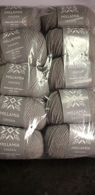 Millamia Naturally soft aran 100%wool extra time merino 10x50g new ...